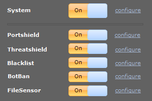 Screenshot Botshield Service-Switches